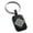Black, variant on Stainless Steel Celtic Cross Rune Knot Engraved Small Rectangle Dog Tag Charm Keychain Keyring