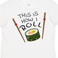 thumbnail image 4 of Inktastic This is How I Roll Cute Sushi Boys or Girls Toddler T-Shirt, 4 of 5