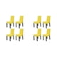 thumbnail image 2 of Wosthever Lote de 4 fundas para sillas transpirables para comedor, funda para silla Ambiance Of Meals para el hogar, duradera, color amarillo Limon amarillo 2Conjunto, 2 of 6