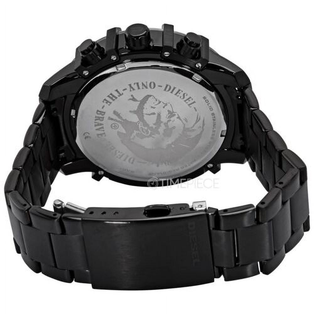 Diesel Griffed Chronograph Quartz Men's Watch, Black Dial