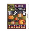 thumbnail image 2 of Halloween Quilt Pumpkin Throw Blanket Thanksgiving Throw Blanket Fall Blankets and Throws Soft Flannel Patchwork Cover for Sofa Couch Bed Living Room Seasonal Holiday Festival Decor Gift 59.1*51.2in, 2 of 6
