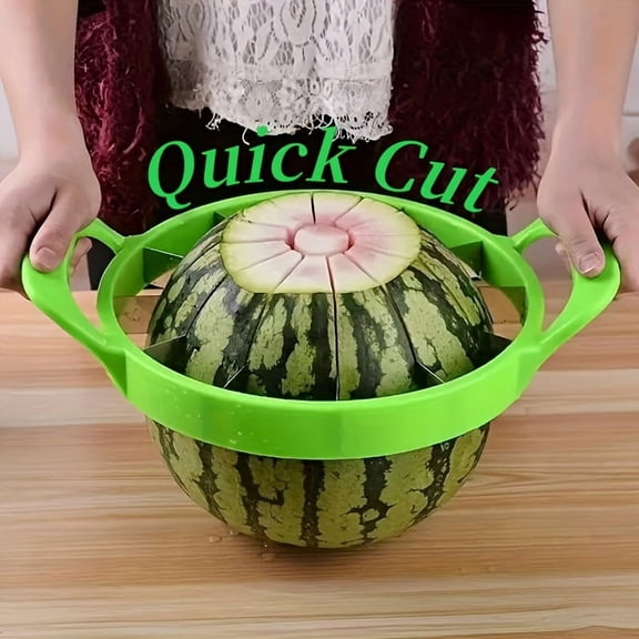 420 Stainless Steel Watermelon Slicer, Reusable Fruit Cutter Divider, Creative Kitchen Gadget Cutting Tool for Home Kitchen Use