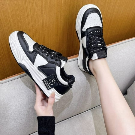 

Women‘s sneakers wholesale 2023 spring new Korean style thick-soled niche muffin casual student sports fashion daddy shoes