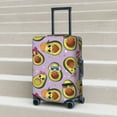 thumbnail image 5 of Travel Luggage Cover Protector - Cute cartoon avocado Anti-Scratch Suitcase Covers Fits 18-32 Inch Luggage, 5 of 5