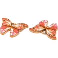 thumbnail image 3 of 20Pcs Alloy Enamel Butterfly Pendants Light Gold Tone Butterfly Charm Mixed Color Jewelry Findings for Women DIY Necklace Bracelet Earring Jewelry Craft Making 16x22x1.5mm Hole: 2x1.5mm, 3 of 4