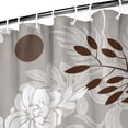 thumbnail image 3 of Waterproof Beautiful Colorful Floral Shower Curtain 72x72 Inch Boho Style Polyester Unique Shower Curtain for Bathroom Hotel Home Decor with 12 Plastic Hooks, 3 of 5
