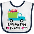 thumbnail image 3 of Inktastic I Love My Pops Boys or Girls Baby Bib, 3 of 4