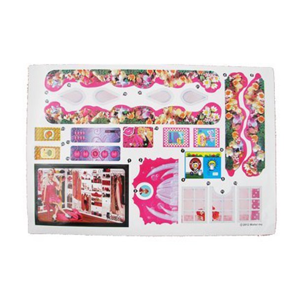 barbie 3 story dream townhouse replacement stickers walmartcom