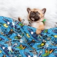 thumbnail image 3 of Disketp snow board blue Dog Blanket/Bed Cover for Dogs and Cats,Puppy Essentials-Medium, 3 of 8