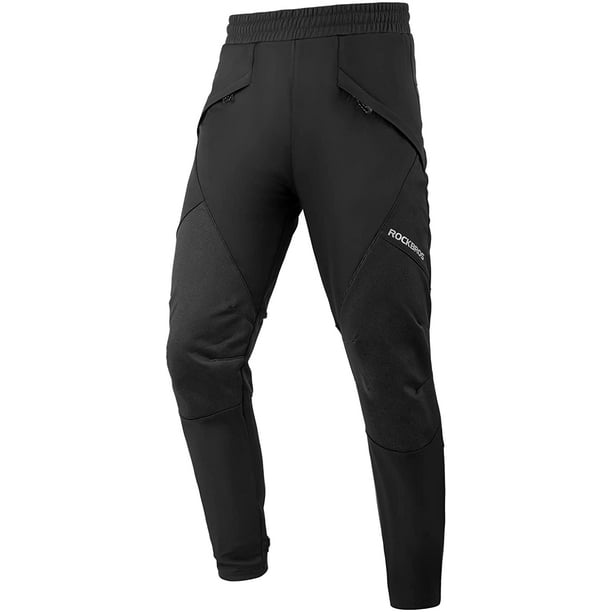 FFIY Winter Cycling Pants for Men Thermal Bike Pants Windproof Mountain Bike  Pants Running Pants 