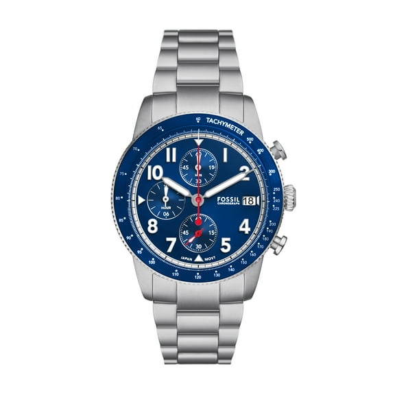 Fossil Men's Sport Tourer Chronograph, Stainless Steel Watch