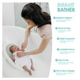thumbnail image 5 of Regalo Ergonomic Baby Bath Support Positioner, Single pack, White, Newborn, 5 of 10