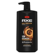 Axe Dark Temptation Refreshing Long Lasting Men's Body Wash, Dark Chocolate, 32 fl oz