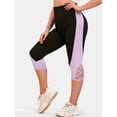 thumbnail image 1 of Leggings Capri de Talla Grande Rosegal Leggings de talla grande, 1 of 5