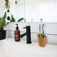 thumbnail image 4 of Traditional Solid Teak Oval Toothbrush Holder, 4 of 4