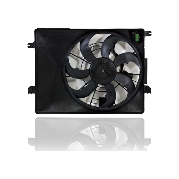 Engine Cooling Fan Assembly - Pacific Best Inc. Fit/For HY3115146 14-15 Hyundai Tucson 2.0/2.4L, 14-16 Kia Sportage 2.4L