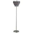 thumbnail image 3 of DUOSONG 60.5"H Contemporary Crystal Shade Floor Lamp (1Pc/Ctn) (1.25/17.63) Smoke Metal Lighting Lighting & Lamps, 3 of 5