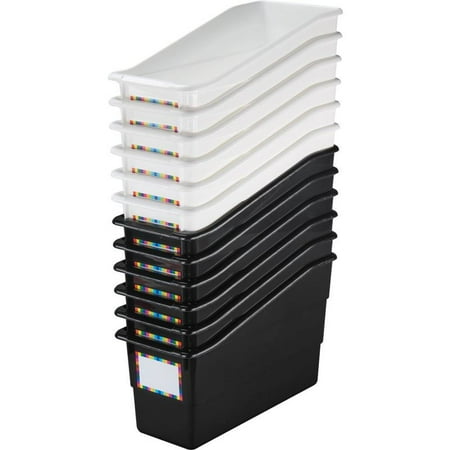 Minute Book Binders - Durable Book And Binder Holders - Black & White 12-Pack