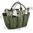 thumbnail image 5 of Garden Tool Bag, Gardening Tote With Pockets Canvas Heavy-duty Large Organizer Bag Carrier Gardening Storage Tote for women, 5 of 5