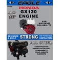 thumbnail image 3 of Eagle Compressor Portable Gas Twin Tanks Air Compressor 4 Gallon, 3 of 7
