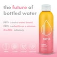 thumbnail image 5 of PATH Water Ultra-Purified Sparkling Raspberry Orange Flavored Water, 20 fl oz, 4 pack Aluminum Bottles, 5 of 8