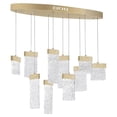 thumbnail image 1 of CWI Lighting Lustre DEL Carolina avec Fini Feuille d'Or, 1 of 2