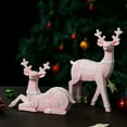 thumbnail image 4 of Elk Resin Ornaments Furniture Christmas Decoration Props Crafts Christmas Decorations Sitting brown, 4 of 6