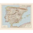 thumbnail image 2 of Andree 24x20 White Modern Wood Framed Museum Art Print Titled - Spain Portugal - Andree 1893, 2 of 4