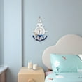 thumbnail image 6 of MERRYHAPY Nautical Themed Decor Coastal Wall Clocks Sailboat And Anchor Shapes Wooden Plastic For Home Decoration 1Pack, 6 of 8