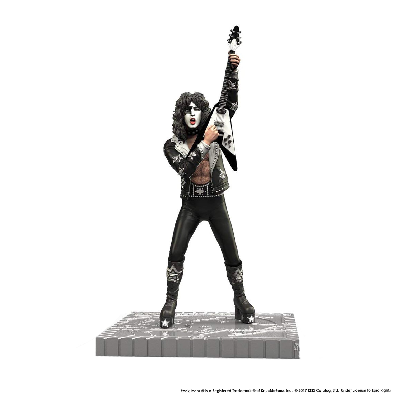 KISS SET Rock Iconz Statue by KNUCKLEBONZ HOTTER THAN HELL 