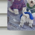 thumbnail image 4 of Westie Snowpeople Flag Canvas House Size, 4 of 4