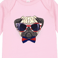 thumbnail image 4 of Inktastic Pug Dog July 4th Patriotic Sunglasses Boys or Girls Long Sleeve Baby Bodysuit, 4 of 5