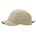thumbnail image 3 of Hip Hop Casual Sun Protection Cotton Adjustable Short Brim Golf Dad Hat Baseball Caps Snapback Caps Sunscreen Hats KHAKI, 3 of 8