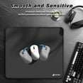 thumbnail image 3 of Mouse Pad with Non-Slip Rubber Base,Premium-Textured and Durable Materials,Portable and Random jacquard,Gaming Mouse Pad for Laptop, Computer, PC,16×2.75×2.75 inches-Grey, 3 of 9
