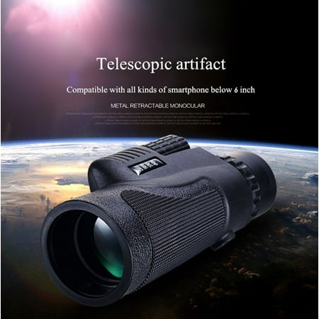 16x52 Dual Focus HD Optics Zoom Monocular Telescope Waterproof Day Night Vision Binocular For Camping Hunting Hiking Bird Watching