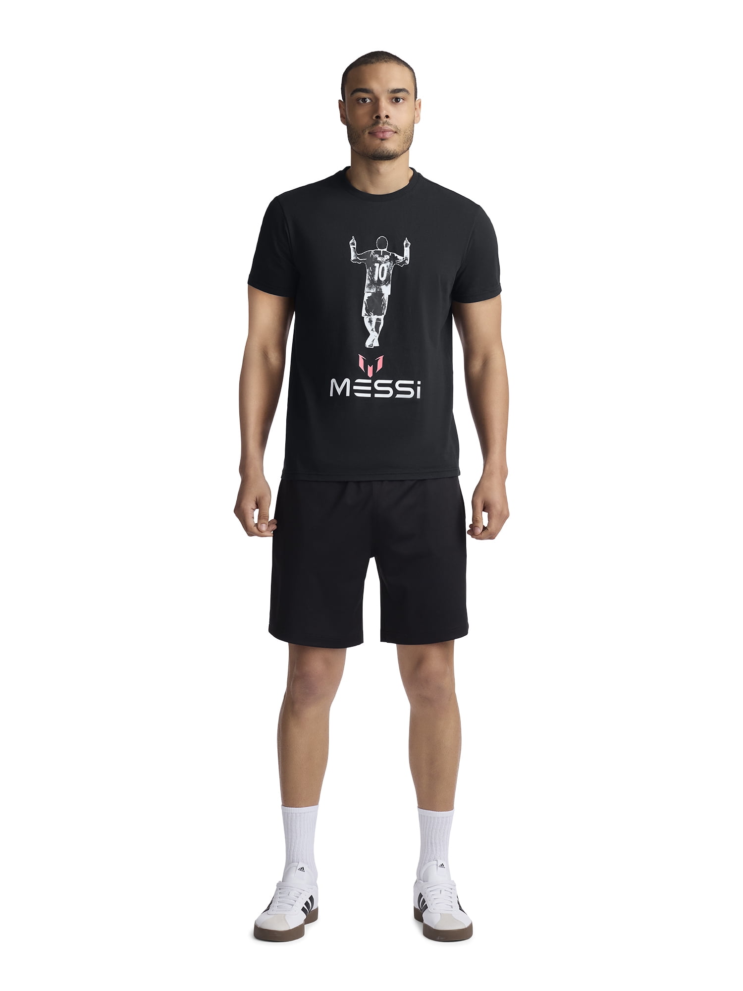 Messi Adult Unisex Short Sleeve Graphic T-Shirt, Sizes XS-3XL