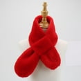 thumbnail image 2 of snilers Neck Scarf for Toddler Boys Girls Thick Warm Winter Faux Furs Neck Warmer Fashion Cute Solid Neck Wraps Scarves for Kids 1-12 Years, 2 of 3