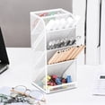 thumbnail image 4 of Lksixu Metal Mesh Desk Organizer, 5-Layer Pencil Container Stationery Holder, Small Desktop Pen Storage Rack, Multi-Purpose Makeup Brushes Storage Box for Home Office, 4 of 7