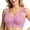 Purple, variant on STARLAN Plus Size Bras for Older Women Push Up Bras Adjustable Straps Racerback T-Shirt Bralette Lace Daily Bras Black 44
