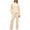 Z13-Beige, variant on Aihuaihua Womens 2 Piece Outfits Sweatsuit Set 2025 Fall Drawstring Sweatshirt Wide Leg Sweatpant Lounge Sets Casual Tracksuit Matching Plus Size RD1