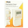 Woods 59744WD Flip Switch Timer Converts Toggle Switch to Programmable