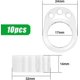 thumbnail image 4 of Pack of 10 doorknob buffers, transparent doorknob protection, door stopper, 4 of 5