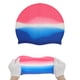 thumbnail image 5 of Gorro de Natación Plano Impermeable Único 1 Pc Rojo Blanco, 5 of 6