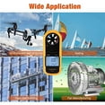 thumbnail image 4 of Digital Tester Digital Anemometer Wind Speed Mini Air Velocity Airflow Temperature with LCD Backlight Wind Speed Meter, 4 of 5