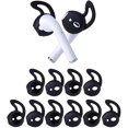 thumbnail image 1 of wonima44 5 Pairs Silicone Ear Tips Compatible for AirPods 1&2,Silicone Soft Anti-Slip Sport Earbud Tips, Anti-Drop Ear Hook Gel Headphones Earphones Protective Accessories Tips (Black), 1 of 1
