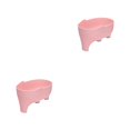 thumbnail image 4 of Advancent Colador para fregadero de cocina, colector de alimentos, escurridor decorativo de plástico para el hogar, escurridor para lavavajillas Rosado 2Conjunto, 4 of 6