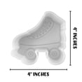 thumbnail image 3 of Roller Skates Derby Girl Car Freshie Silicone Mold 4x4x0.8 Skater Sports in Line Skating Rink Retro 70s Daisy Aroma Air Freshener Epoxy Silicone Mold, 3 of 6