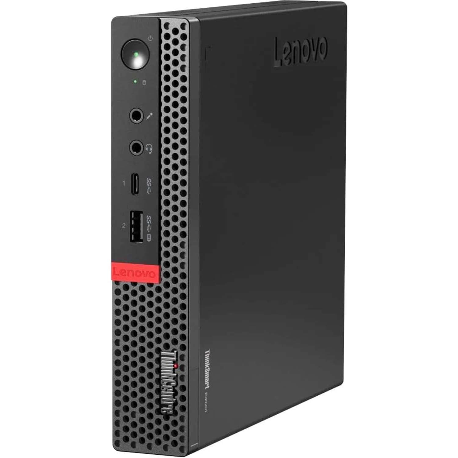 Restored Lenovo ThinkCentre Micro PC with a 19" Monitor | Intel 6-Core i5 8th gen | 16GB RAM | 128GB SSD | Windows 11 (Refurbished)