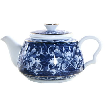 NUOLUX Ceramic Tea Kettle Vintage Style Office Household Tea Kettle Tea Pot With Handle