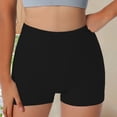 thumbnail image 2 of idosla Women Workout Booty Shorts Impact Scrunch Lifting Biker Gym Hot Shorts Spandex for Yoga Running (Black, M), 2 of 8
